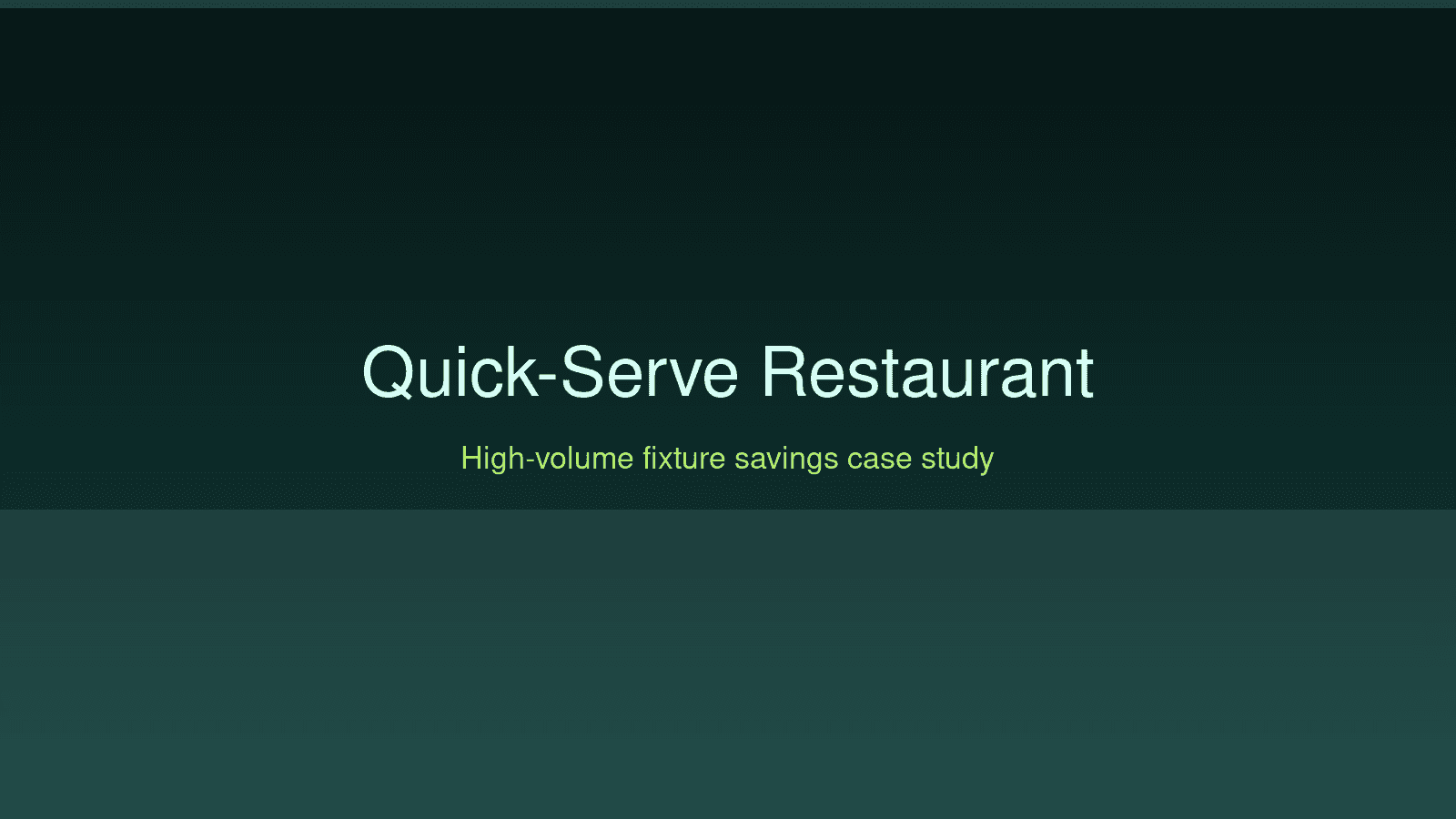 Quick-Service Restaurant Chain case study - Smart Valve implementation