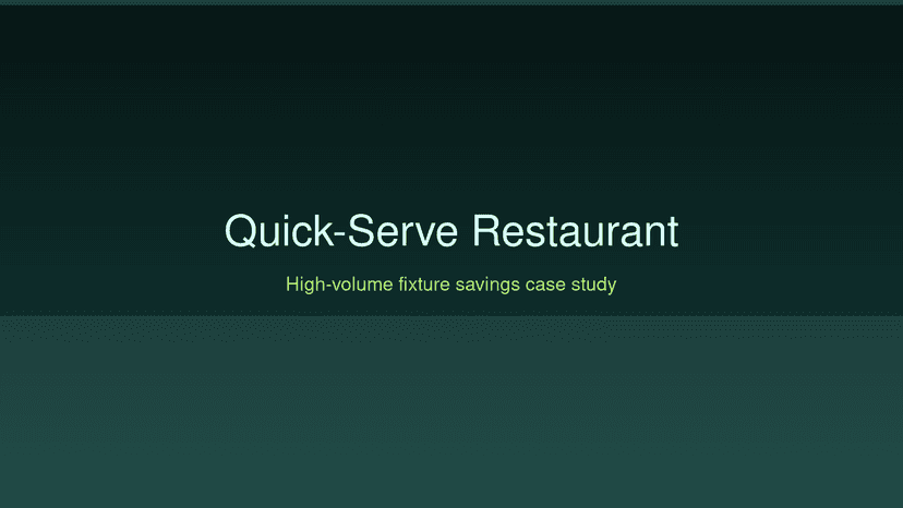 Restaurant Chain case study