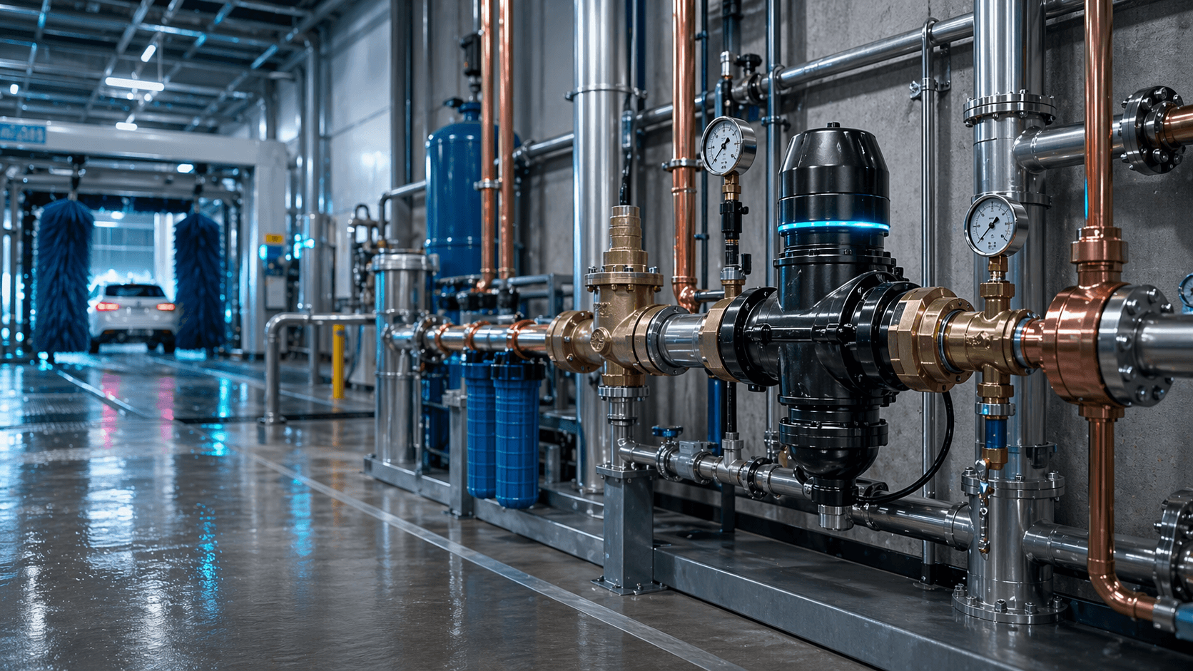 Car Wash Operations water-system installation