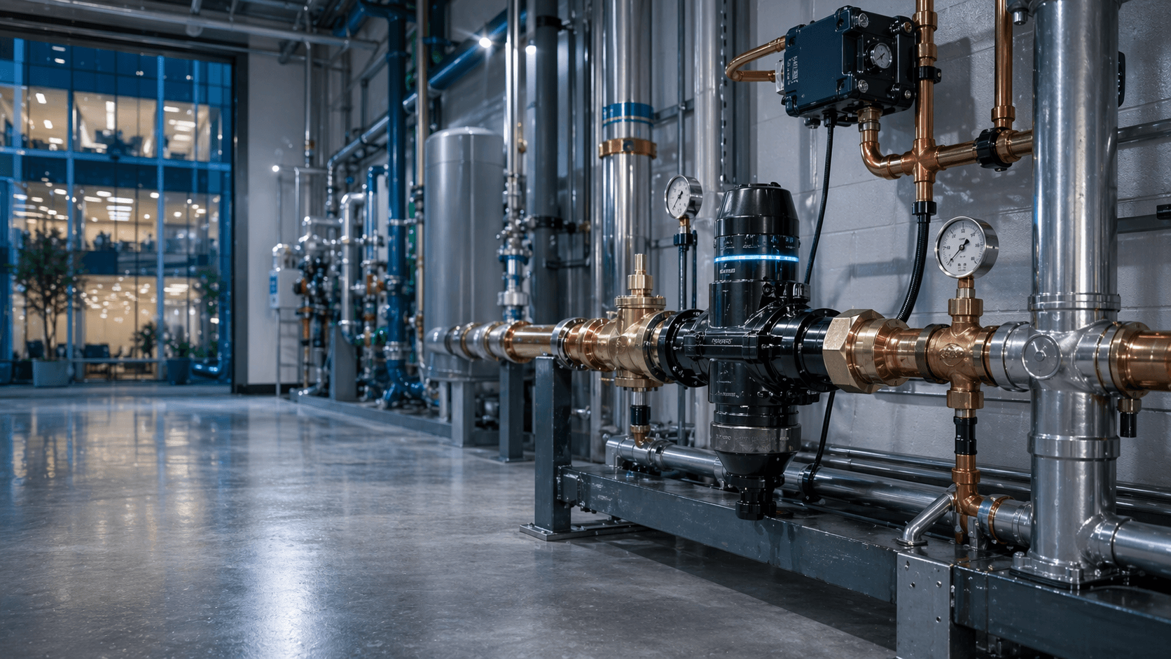 Office Buildings water-system installation