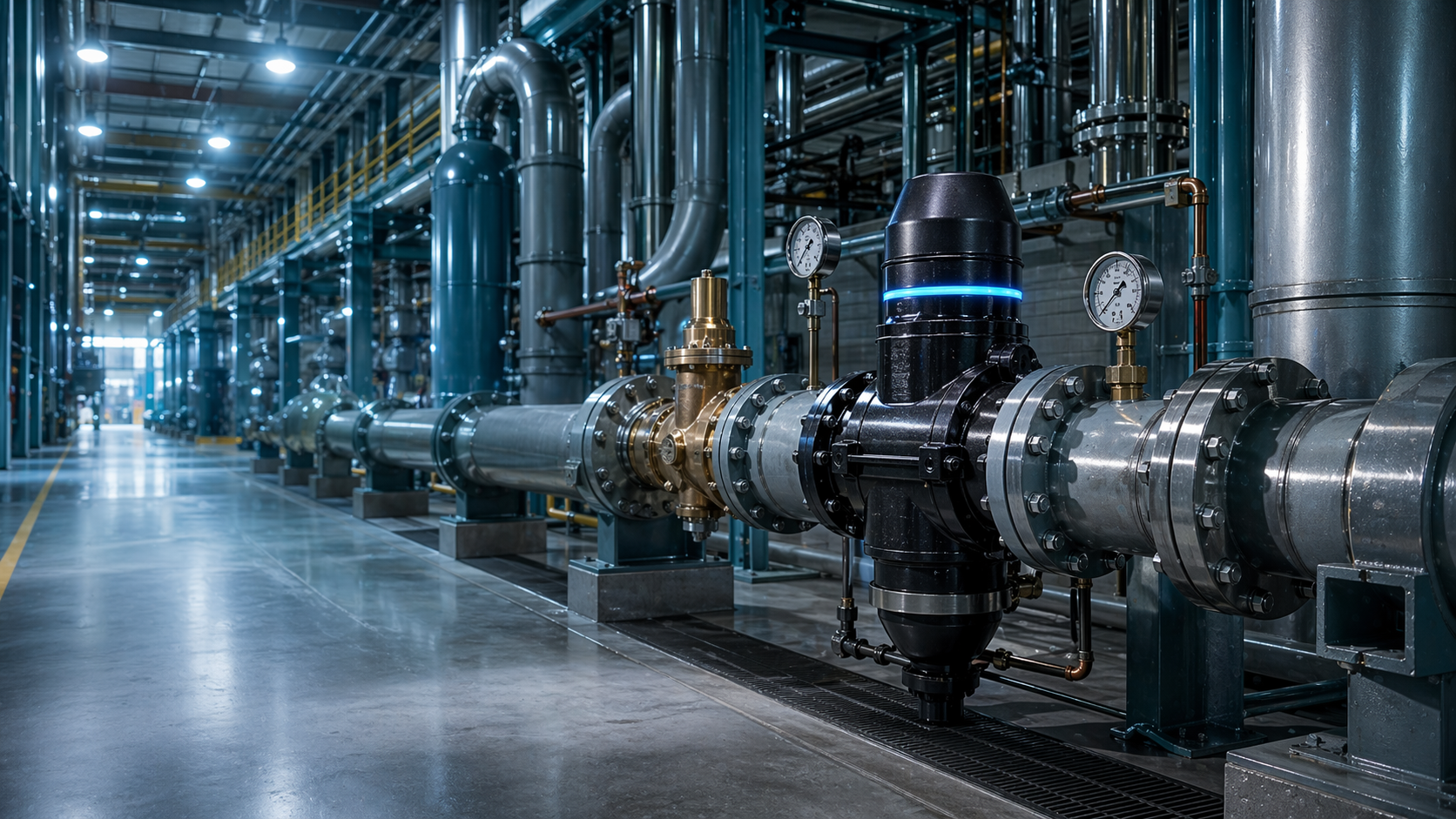 Smart Valve for Industrial | Manufacturing Water Conservation
